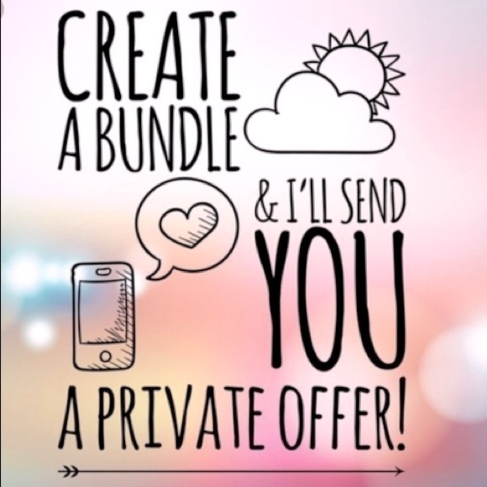 Create a bundle! I’ll make an offer! 🌟⭐️✨✨✨💖💖💖